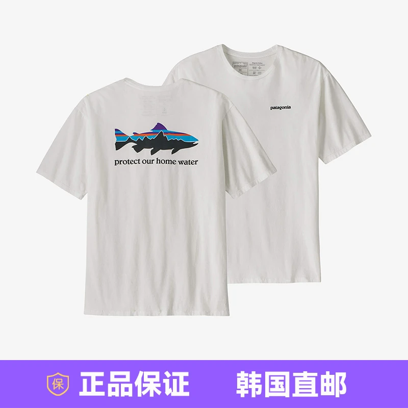 Patagonia/巴塔哥尼亚男士夏季棉质运动休闲圆领短袖T恤37547Q5