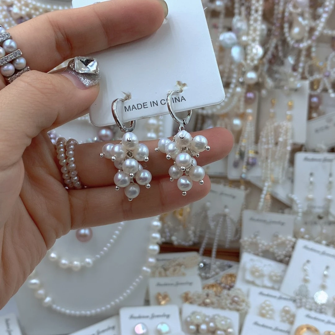 颈饰合金淡水珍珠