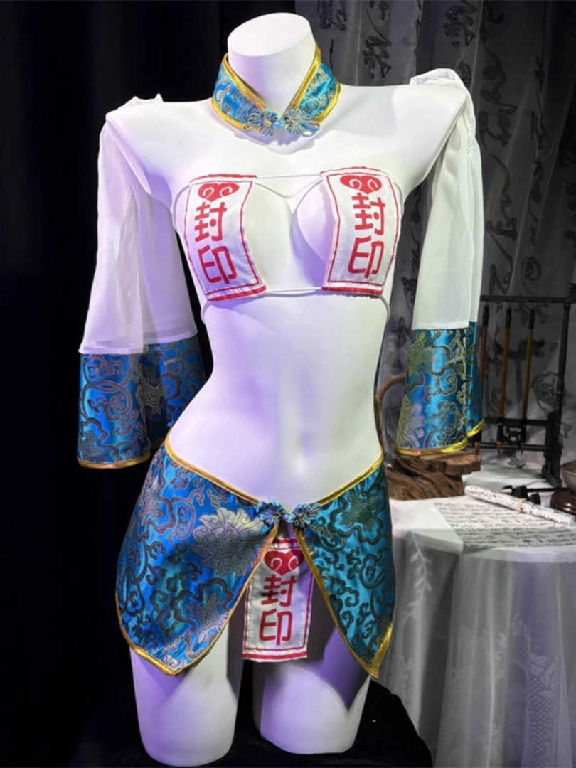 性感古风旗袍内衣高级感僵尸和我有个约会