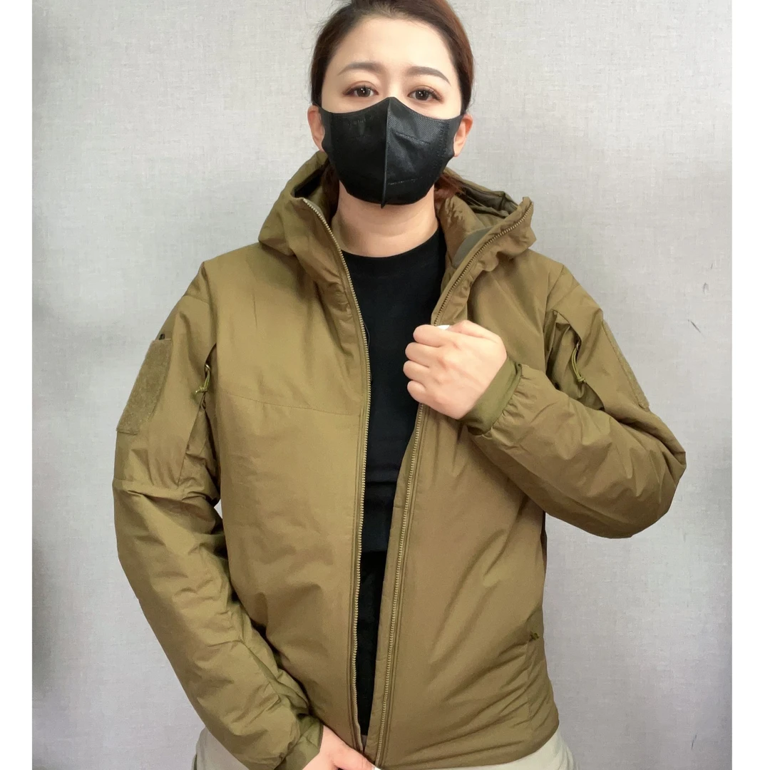 【逆鳞战术】LEAF棉服男款轻量化保暖棉服连帽冬季
