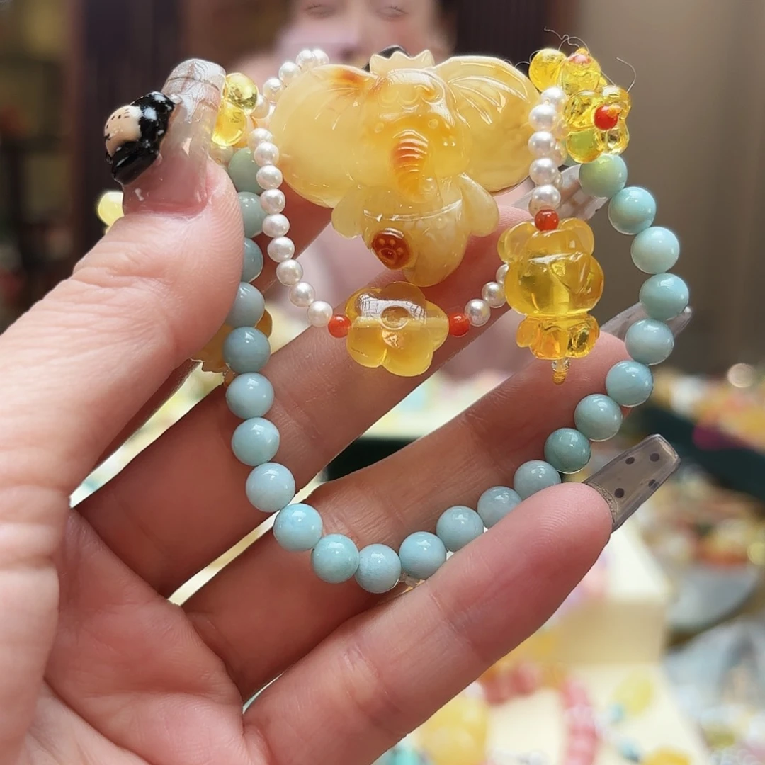 琥珀手链未镶嵌琥珀