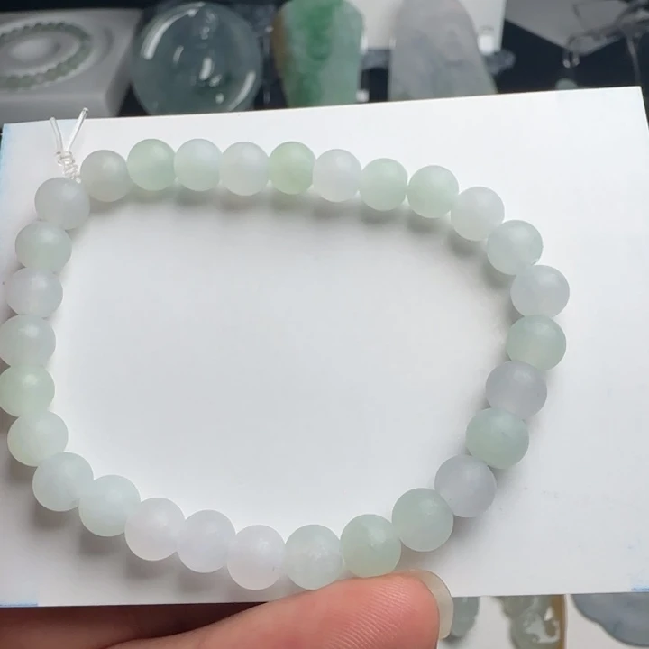 定制翡翠未镶嵌天然缅甸翡翠手串