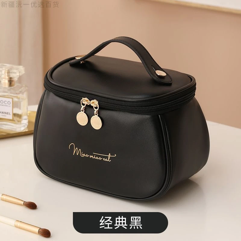 新疆包邮手提韩国ins风化妆包便携化妆大容量旅行收纳洗漱外出化