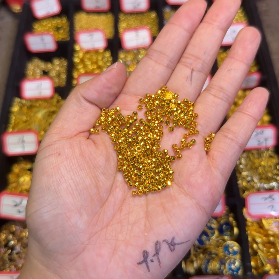 合金精工保色卡3蹦迪珠50个