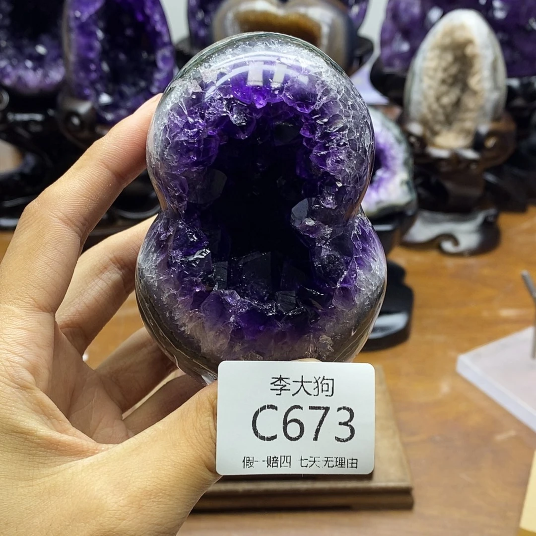 大型摆件（非配饰）未镶嵌紫晶