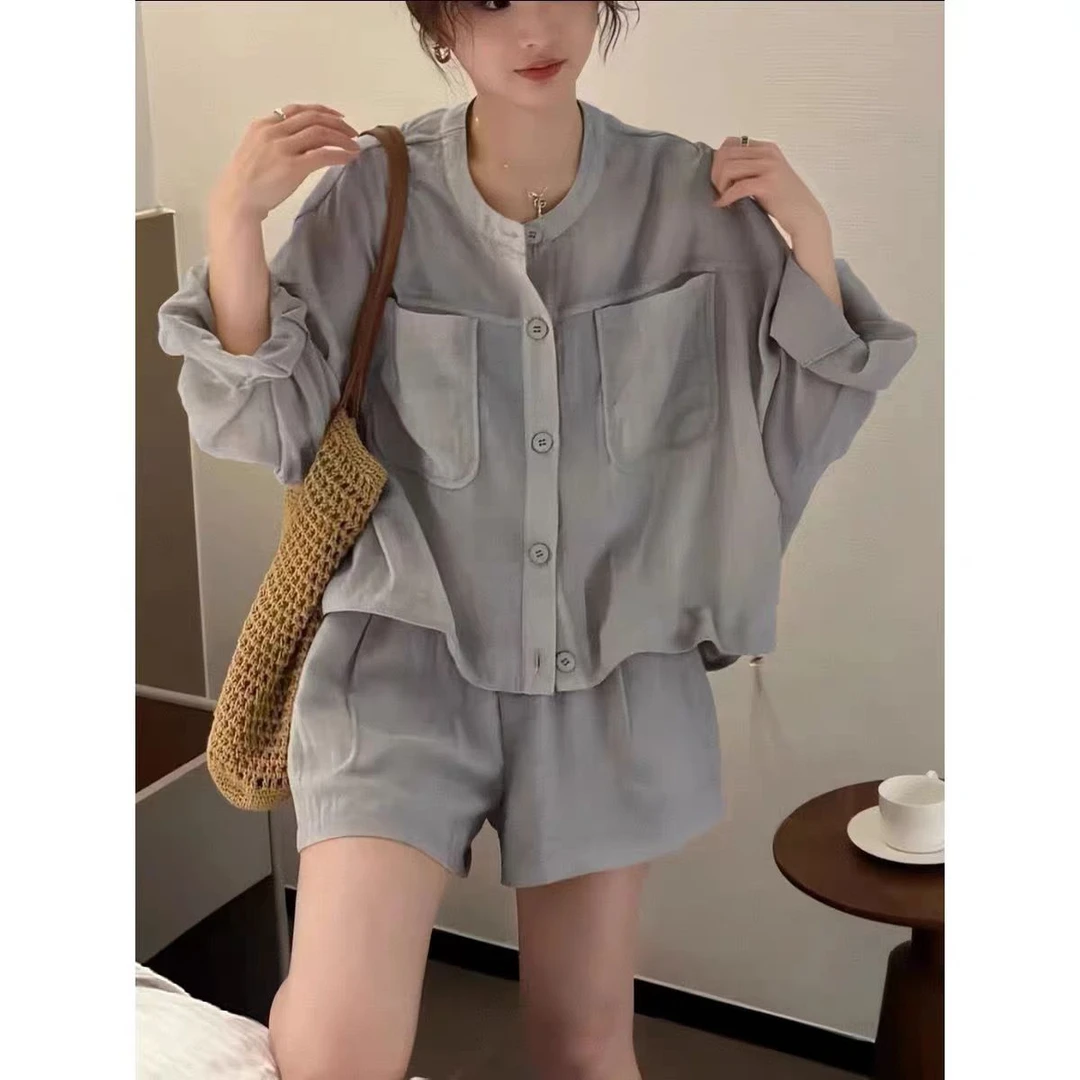 1291 X  休闲风简约通勤时尚夏季时尚套装 F29三楼