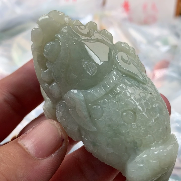 翡翠未镶嵌颈饰保真天然a货翡翠