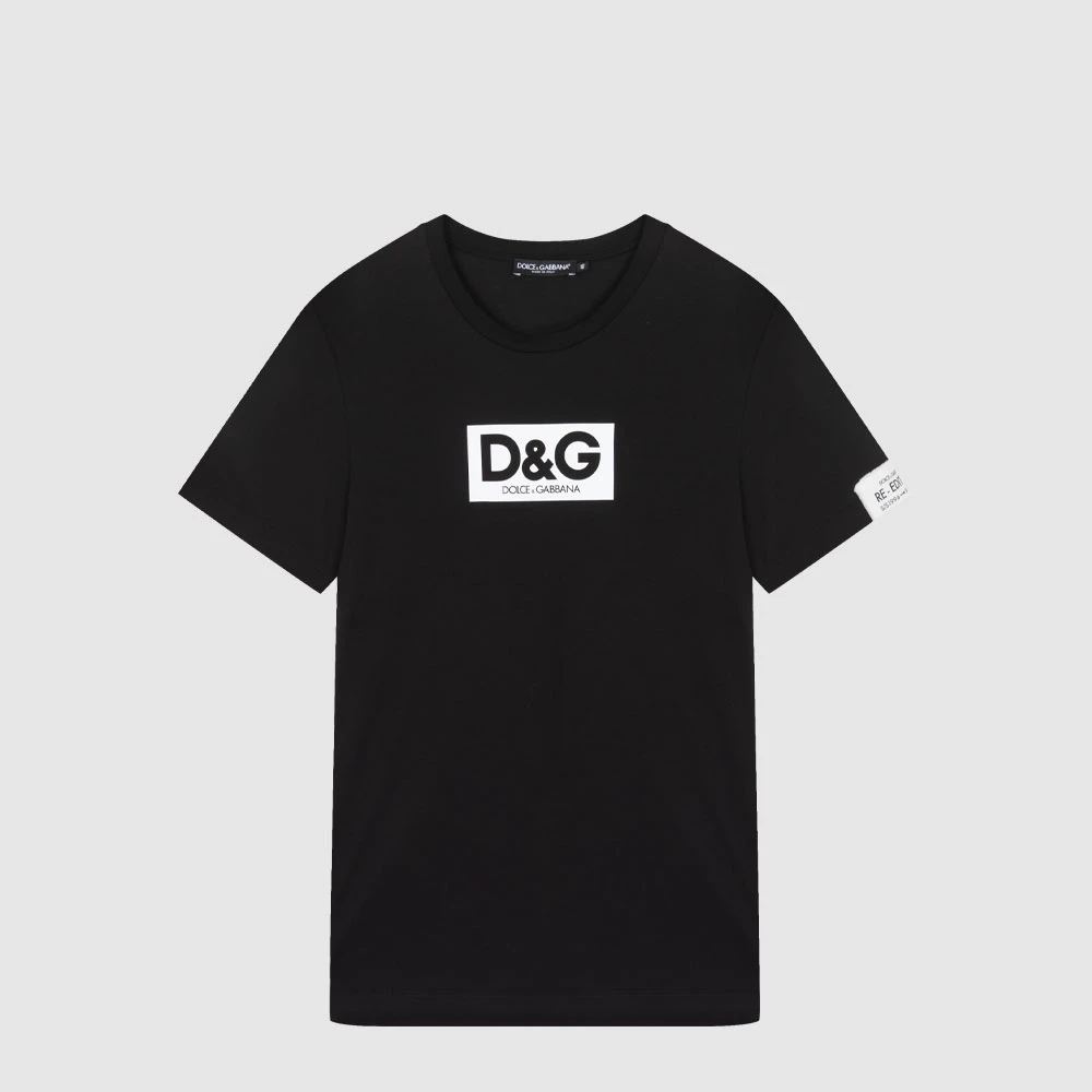 DOLCE GABBANA杜嘉班纳DG印花男士体恤衫短袖T恤G8QI4TFU7EQN0000