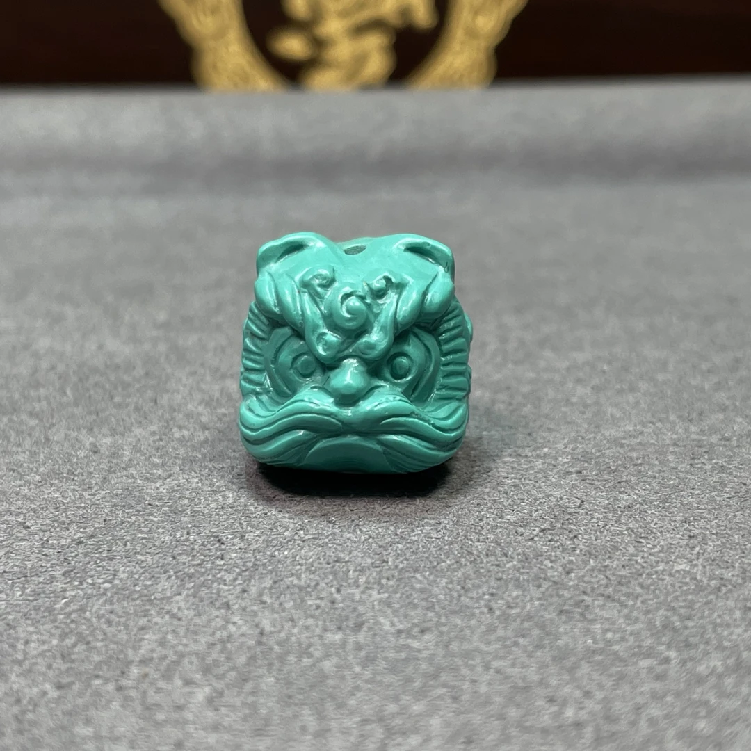 3216百搭DIY苏工雕刻16毫米蒙松醒狮配珠腰珠配饰配椰蒂猴头