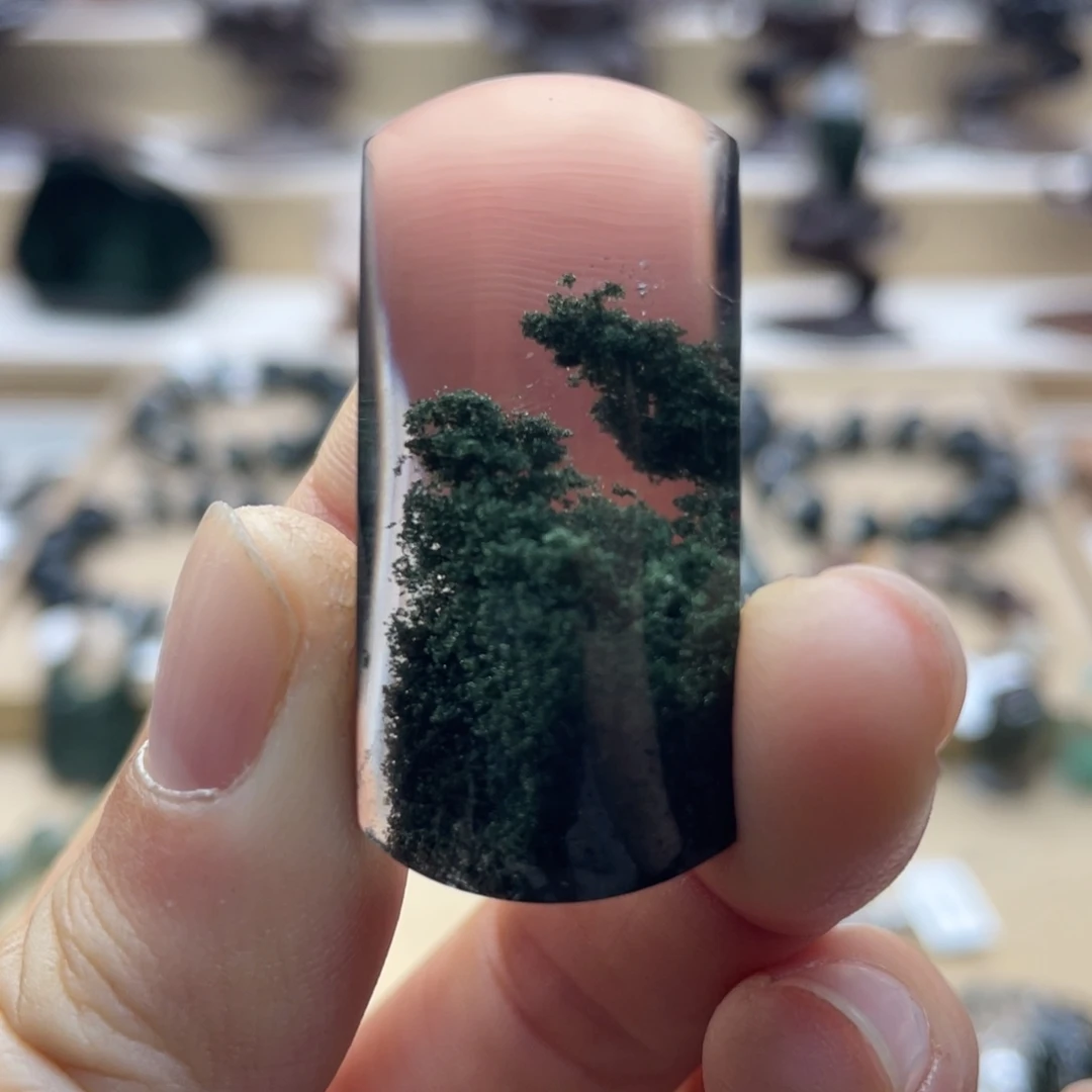 水晶颈饰未镶嵌绿幽灵聚宝盆无事牌