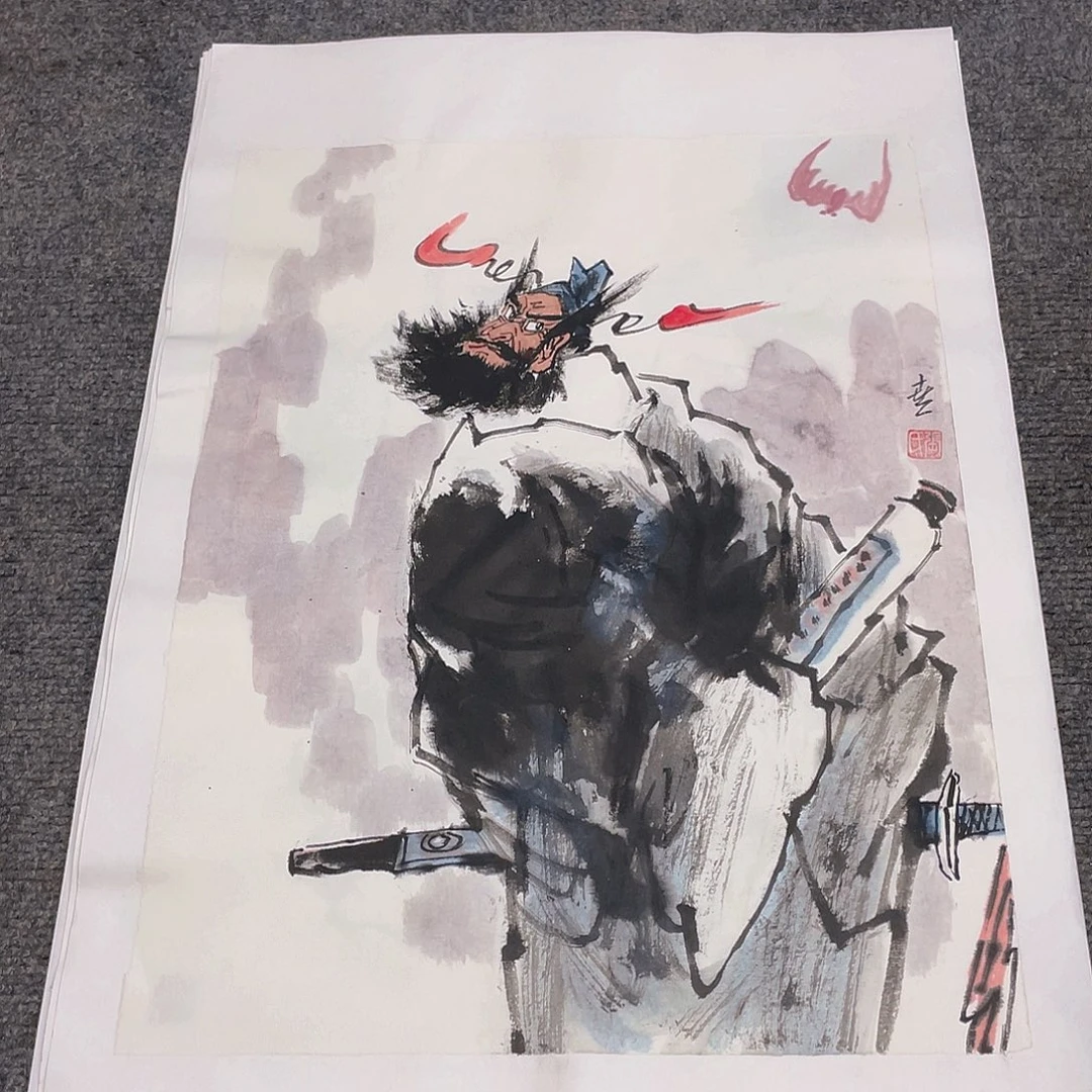国画1.4平尺纯手绘国画作品