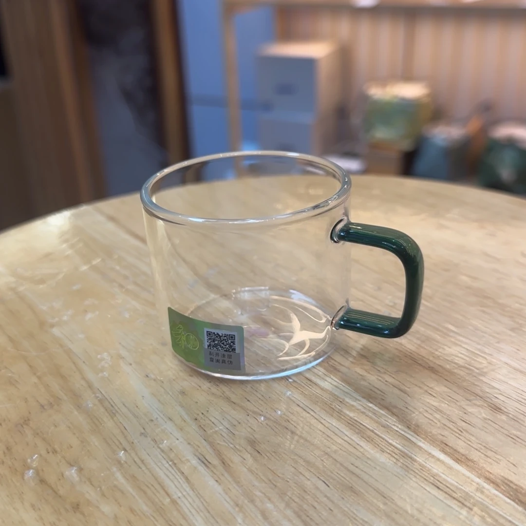 禾器清禾杯墨绿色一对