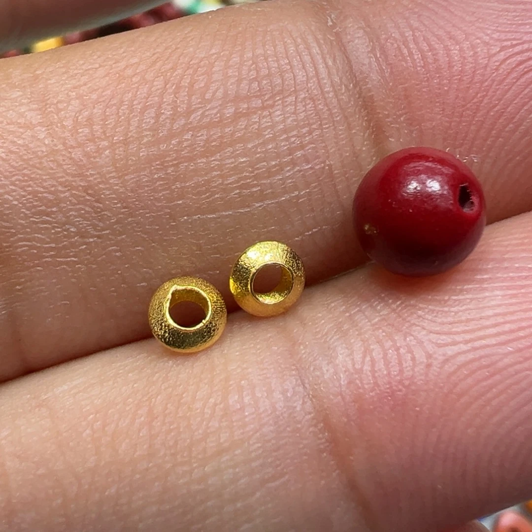 南红玛瑙18K金镶嵌颈饰