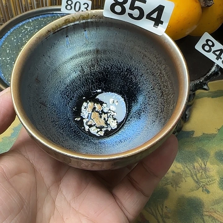 茶盏建盏杯主人杯龙窑柴烧