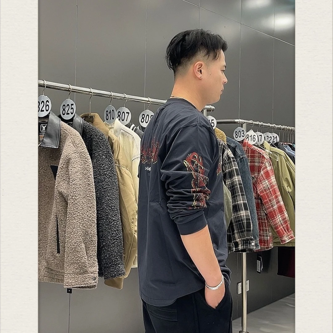 【衣工男】清仓福利款  火焰长袖T恤