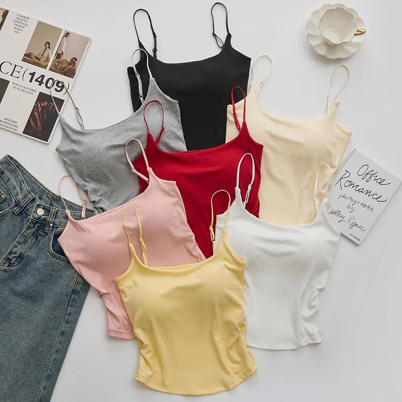 克尔伦贝 欧若风 10A抑菌夏季小清新吊带纯欲风设计褶皱收腰213