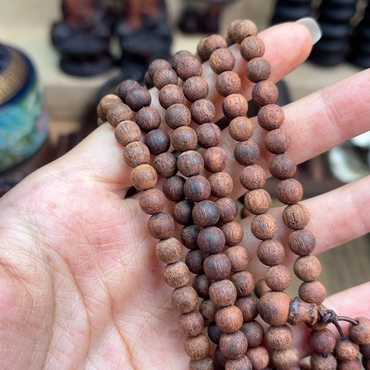 降真香其他06*108黄油金丝蜜结手串