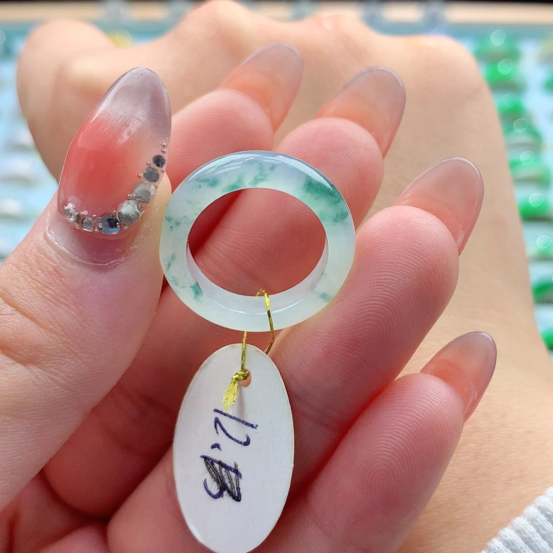 翡翠戒指未镶嵌木*12号