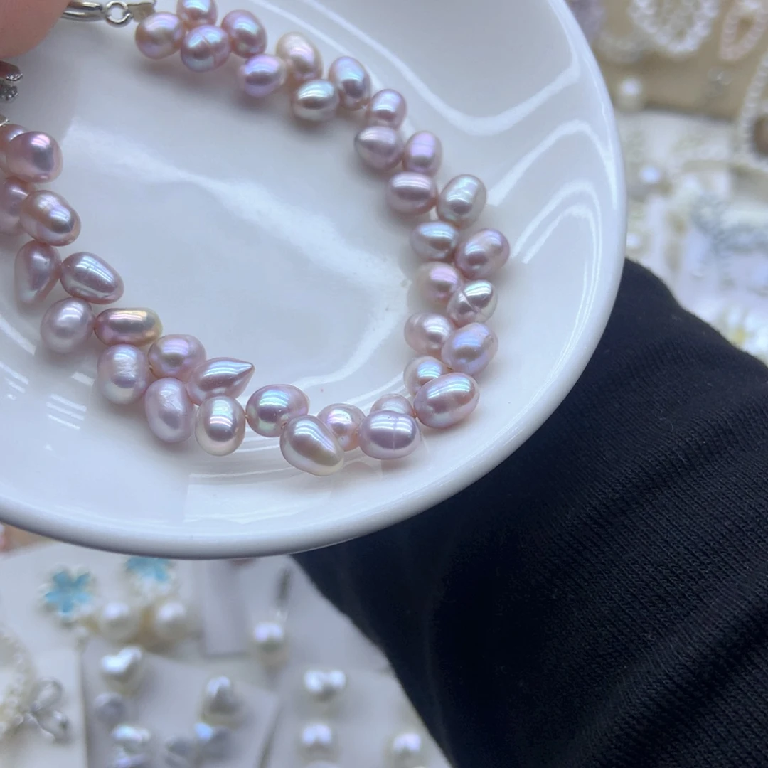 淡水珍珠未镶嵌耳饰