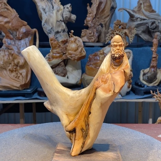 柏木（崖柏）根雕摆件