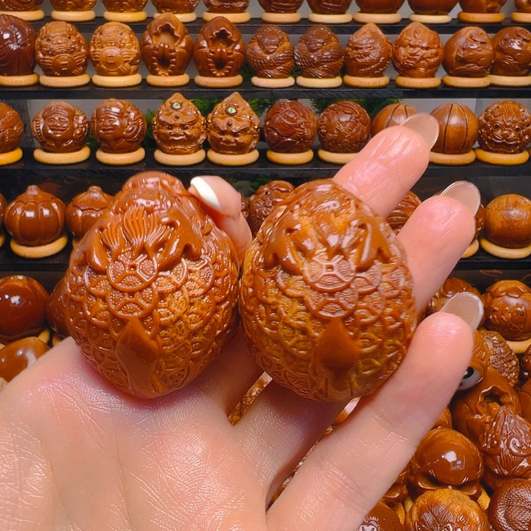 橄榄核手串/手链龙龟一对