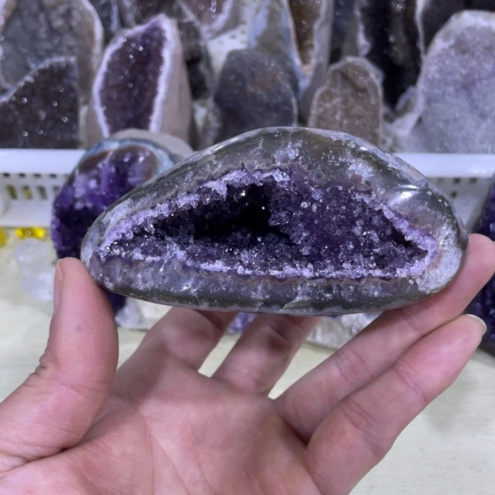 紫晶钱袋子未镶嵌