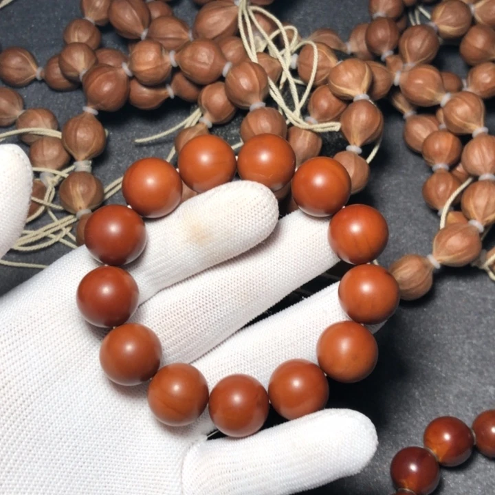 2***4橄榄核手串/手链1.7+橄榄核正圆光珠手串