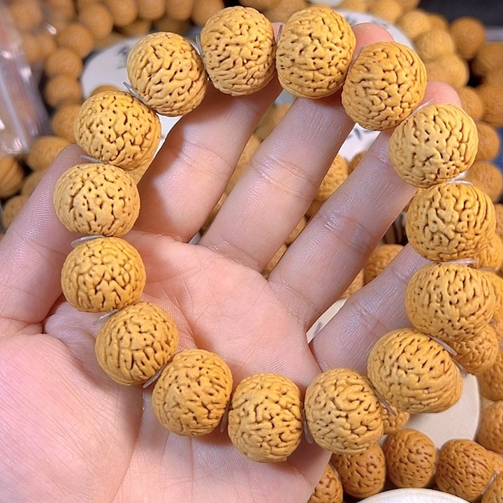 遇***站手串桃核龙珠桃核手串