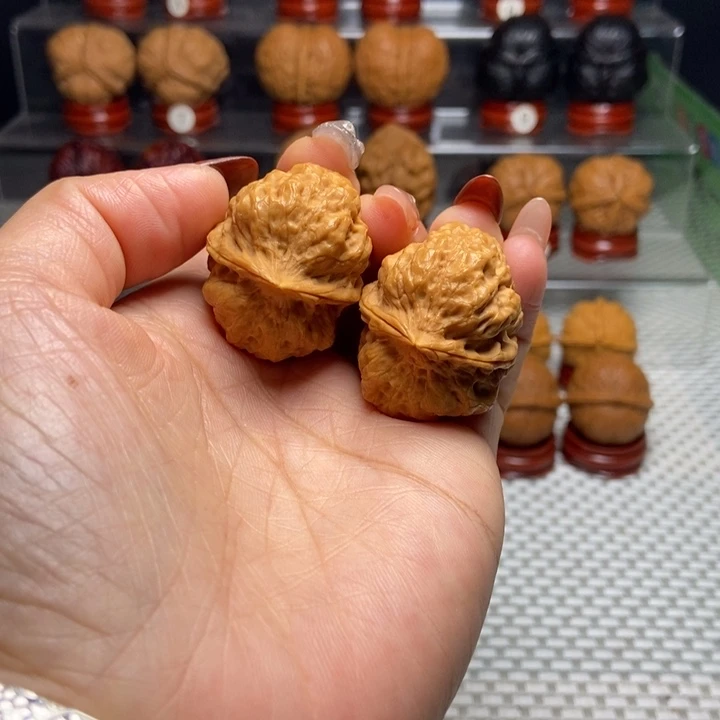 把件文玩核桃2鸭嘴兽疙瘩包