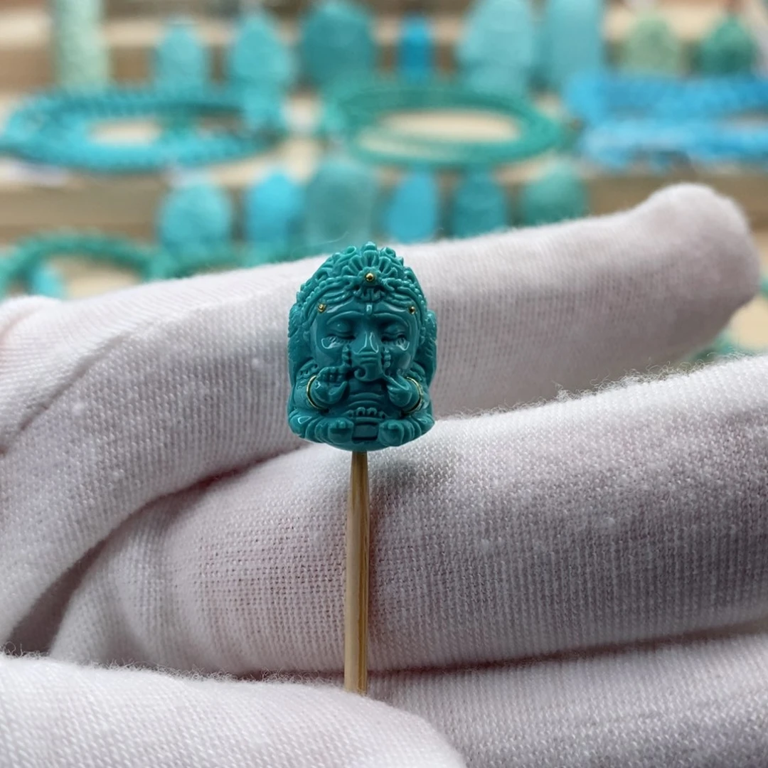 绿松石珠宝奇石未镶嵌