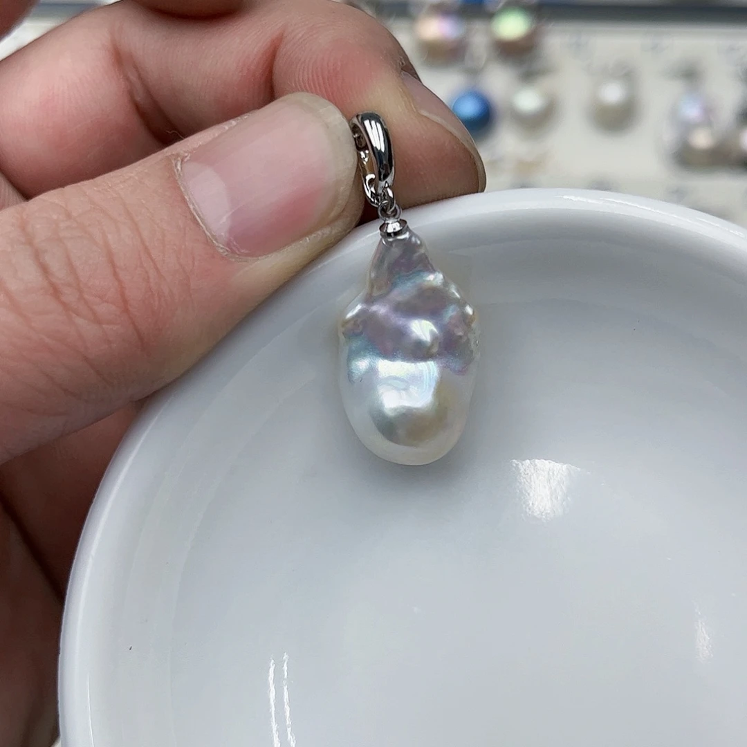 淡水珍珠吊坠(不含链)未镶嵌06