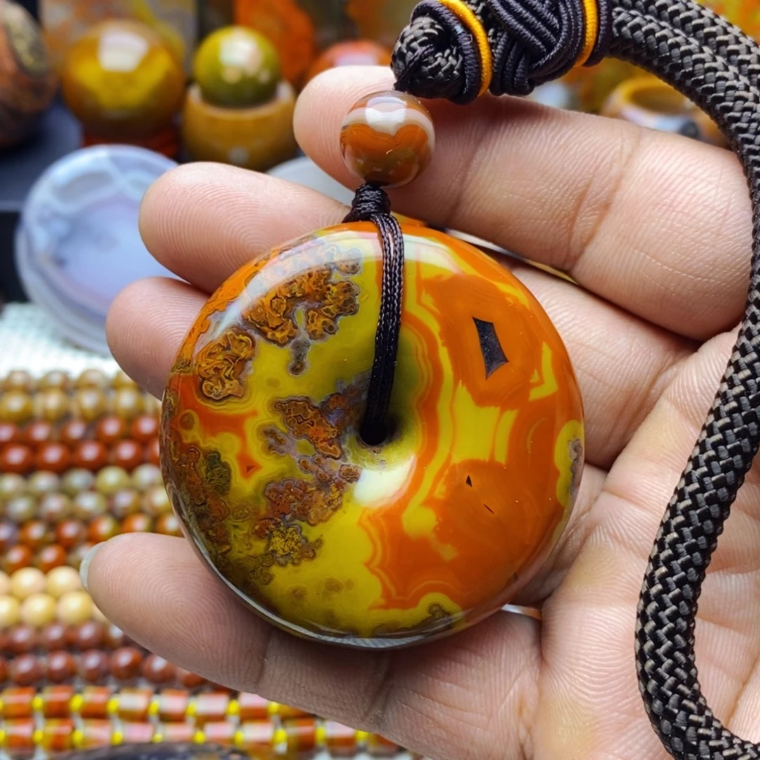 玛瑙/玉髓颈饰未镶嵌擦**过