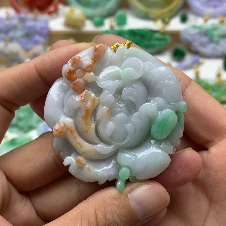 颈饰未镶嵌翡翠翡翠