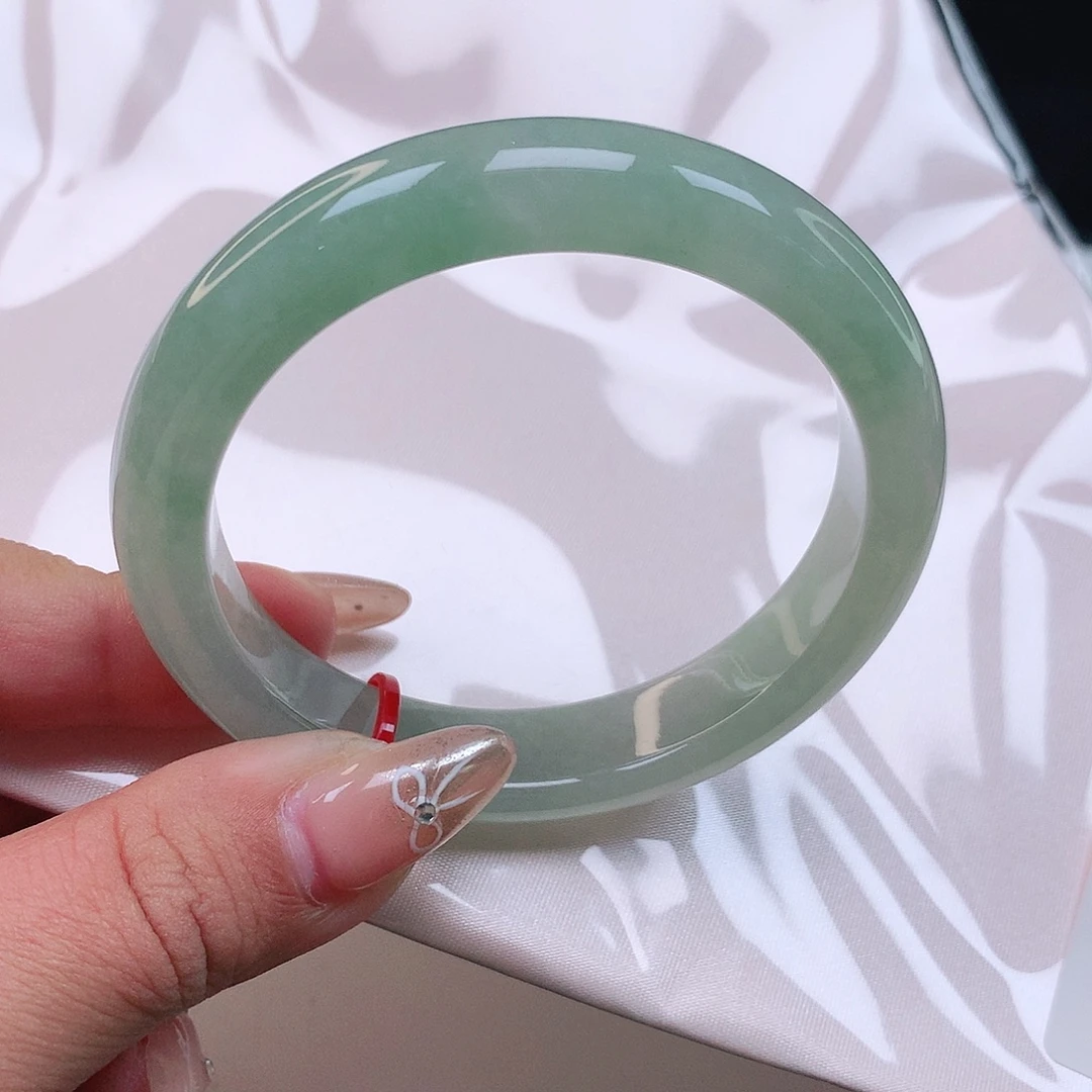 翡翠未镶嵌手镯8020