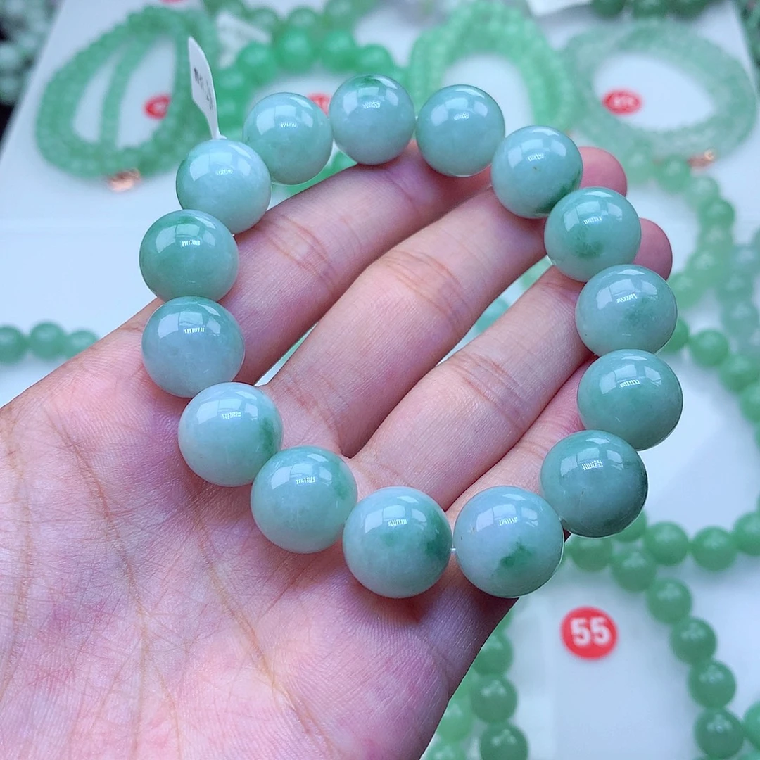 翡翠未镶嵌毛衣链卡14.7