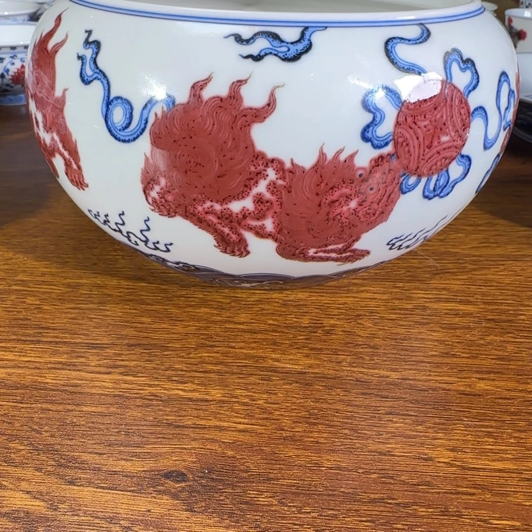 景德镇岚溪釉里红瓷器