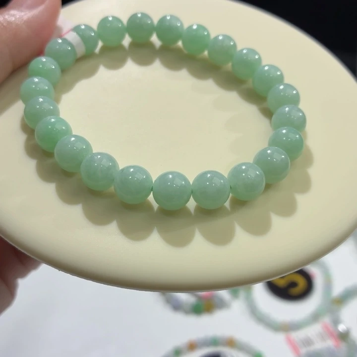 未镶嵌手链翡翠果绿卡8.5