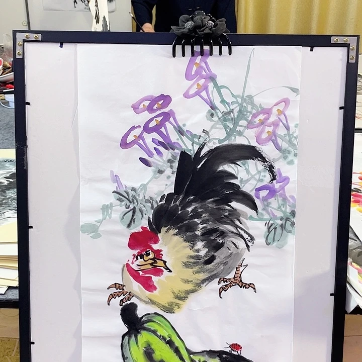 国画张圣敏先生纯手绘作品