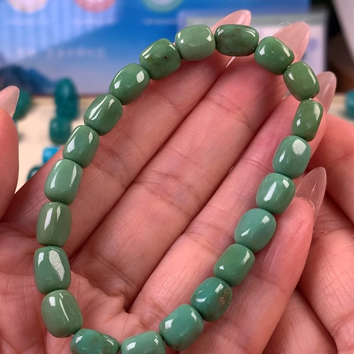 绿松石未镶嵌珠宝奇石6➕mm