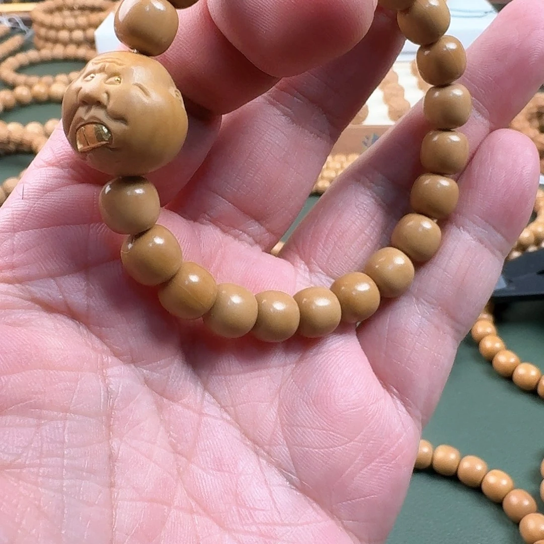 猴头核桃手串蜜*?全品老型➕999.9大金牙百态