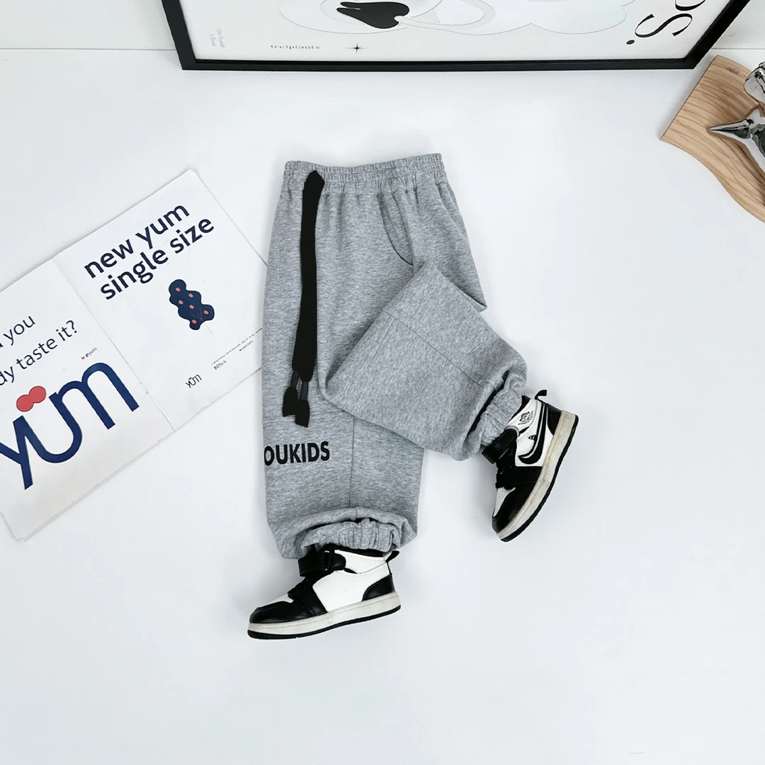 儿童裤子春秋款男童运动裤2025新款春装简潮 YC8511 悠悠童话童装
