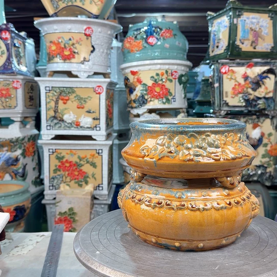 润****丹岭南100,000花盆，花盆