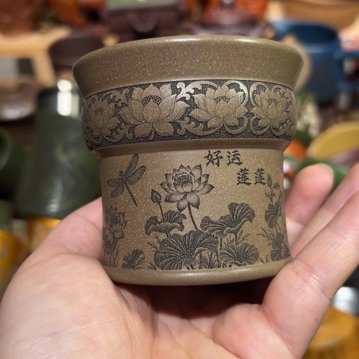茶杯紫砂宜兴紫砂主人杯