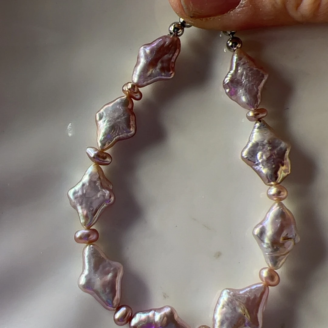 淡水珍珠合金手绳