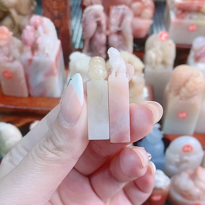 寿山石印石灵****子小兔子