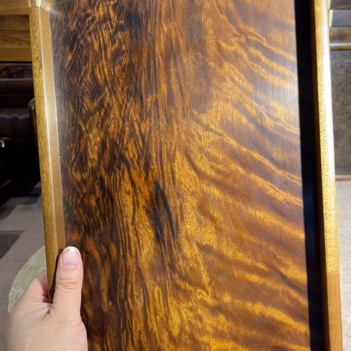 金丝楠金丝楠木文盘微瑕疵