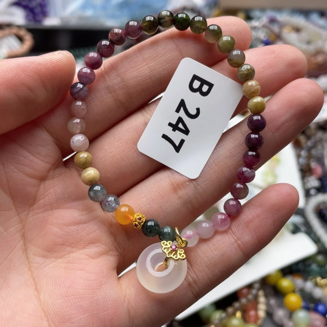 水晶手链未镶嵌多样性