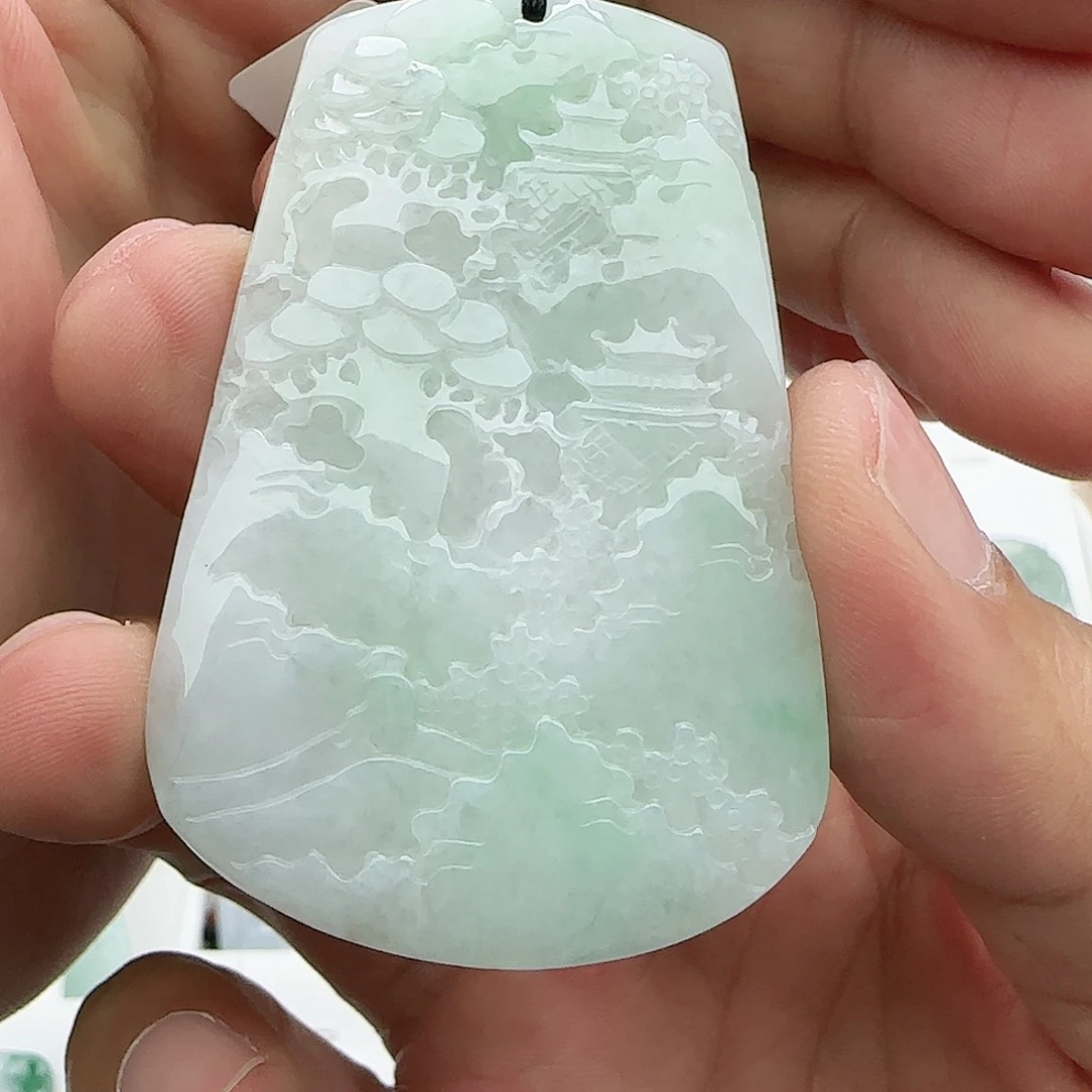 翡翠未镶嵌颈饰翡翠