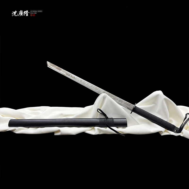 龙泉沈广隆-破军唐刀2.0 diy款 5160弹簧钢 宝剑 唐横刀 未开刃