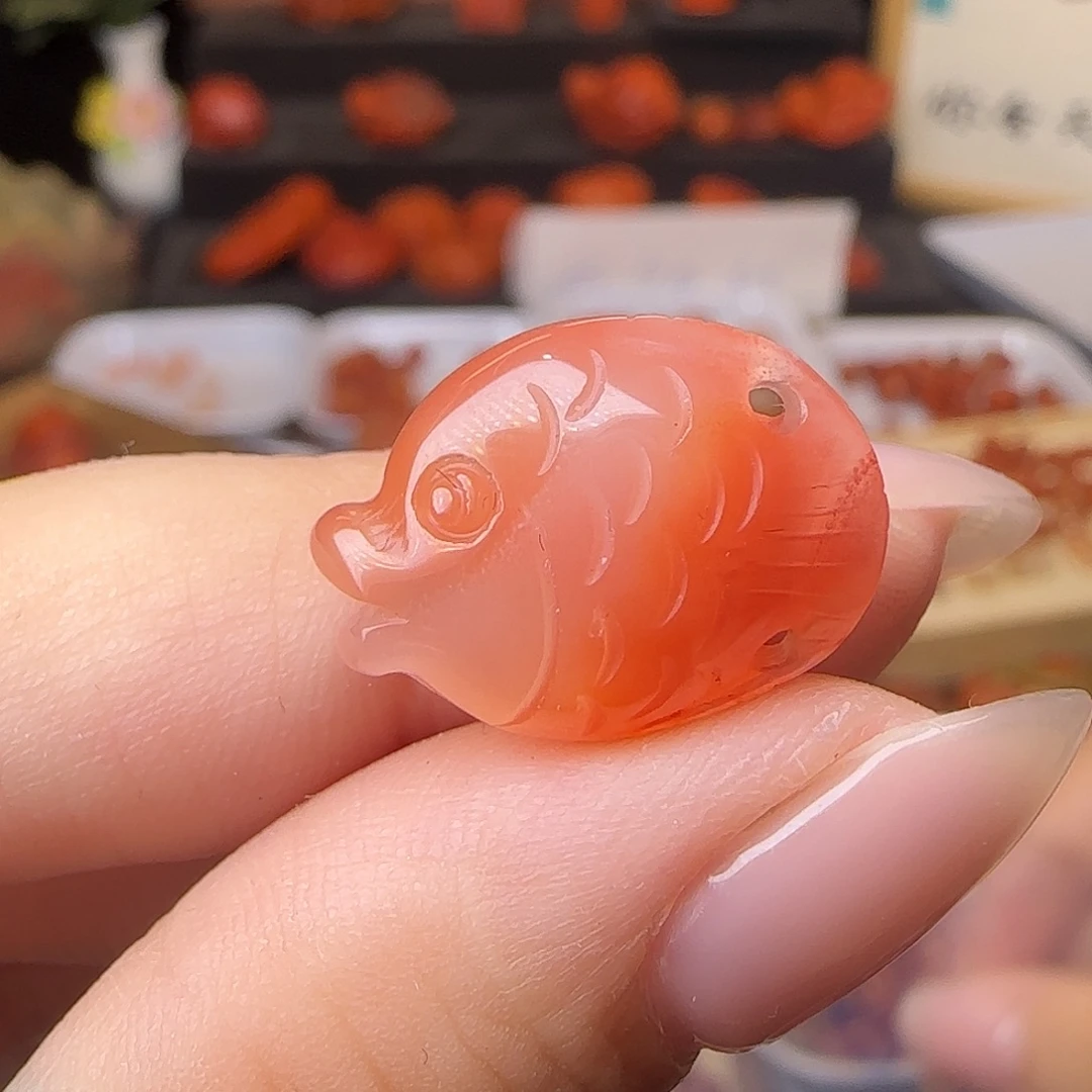 南红玛瑙未镶嵌吊坠(不含链)
